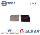 6402396 Rear View Mirror Glass Pair Lhd Only Alkar 2pcs New Oe Replacement