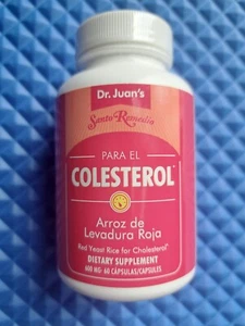 Santo Remedio Red Yeast Rice Dietary Cholesterol Capsules, 600 mg, 60 Ct. 01/26 - Picture 1 of 5