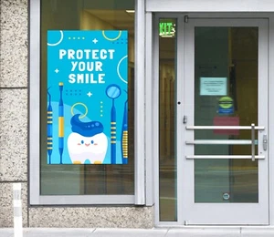 3D Dentist Clinic Dental G374 Window Stickers Vinyl Wall Mural Decals Honey - Picture 1 of 11