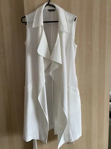 women’s Select Duster Jacket, White, Size UK 8, New - Picture 1 of 4