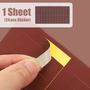 24x/Sheet Matchstick Strike Sticker Adhesive Matches Skin Flame Paper Phosphorus - Foto 1 di 15