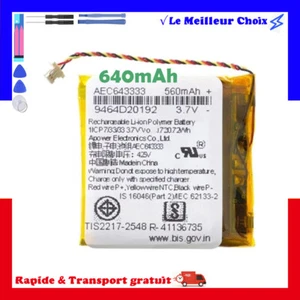 Pour Beats Studio 2 B0501 Améliorer Life Batterie 640mAh AEC643333B Remplacement - Picture 1 of 3