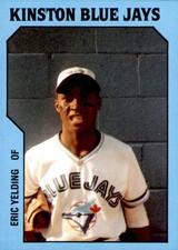1985 Kinston Blue Jays TCMA #23 Eric Yelding Montrose Alabama AL Baseball Card