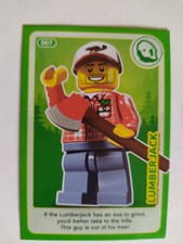 Lego Create The World Incredible Inventions Trading Card Number 7 Lumberjack