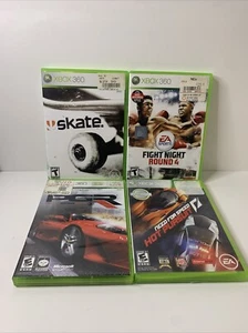 Xbox 360 Video Game Lot Of 4  !! PGR 3, Fight Night, Skate, & Need For Speed - Picture 1 of 5