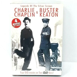 Legends of the Silver Screen 4 Movies Charlie Chalpin Buster Keaton - Imagen 1 de 9