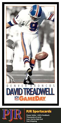 1992 GameDay #172 David Treadwell Denver Broncos  BUY 4 - 35% OFF - Image 1 of 2