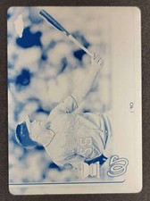 Juan Soto 2019 Topps Chrome Rookie Cup Cyan Printing Plate 1/1 #155 NATIONALS