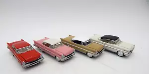 Vintage Set of 4 Johnny Lightning 1957 Lincoln Premiere Diecast Cars 2000 - Picture 1 of 16