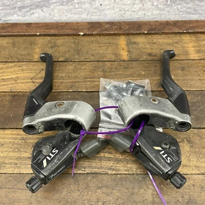 Vintage Shimano Deore LX Shifter Set ST-M050 STI 7s Shift Lever 7 Speed MTB A5 - Picture 1 of 10