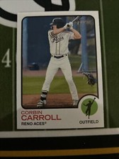 Corbin Carroll 2022 Topps Heritage Minor League Prospect Card #121