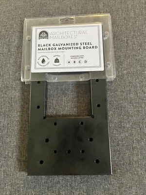 Architectural Mailboxes UMBS0B06AM Mounting Board, Steel Accessory, Black - Image 1 of 2