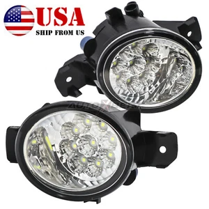 LED Fog Lights Lamp Pair For NISSAN Altima Sentra Maxima Rogue Infiniti QX60 🔥 - Picture 1 of 8