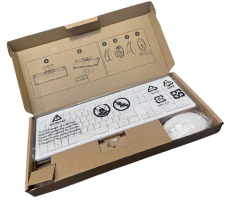 N54612-001 - Combo 510SP WHT Wireless Keyboard/ Mouse US  - Image 1 of 1