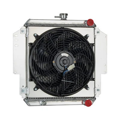 2-Row Radiator+Shroud Fan Fits 81-1996 Suzuki Sierra Samurai SJ410 SJ413 1.3L Foto 1 de 4