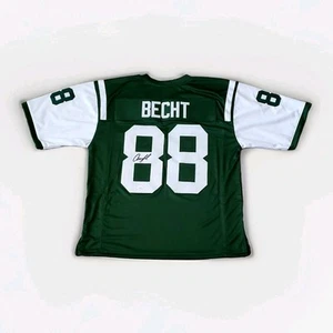 Anthony Becht Signed Jersey JSA COA Auto New York Jets 1st Round Pick UNWORN XL - Picture 1 of 3