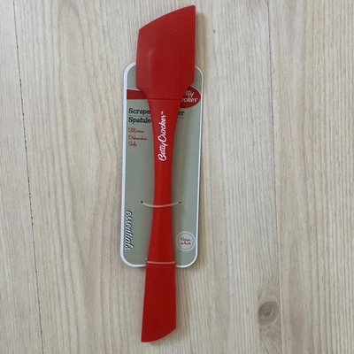 Esparcidor raspador de silicona rojo Betty Crocker 10 1/2" de largo utensilio de cocina para hornear Foto 1 de 2