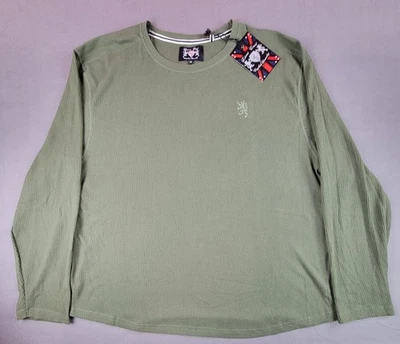 Lions Crest 男式 5XL 橄榄绿色保暖长袖衬衫 — 第 1/4 张图片