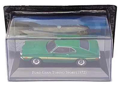 Altaya escala 1/43 diecast 28525B - Ford Gran Torino Sport 1972 - verde Foto 1 de 4
