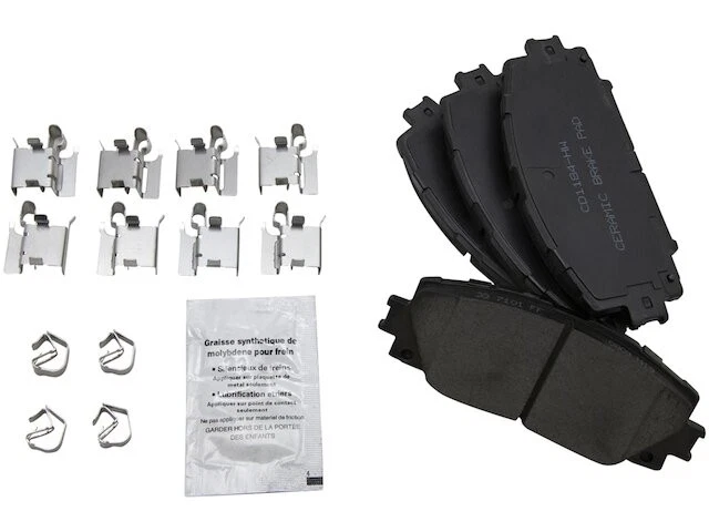 Front Brake Pad Set For 2012-2019 Toyota Prius C 2013 2014 2015 2016 RK769XZ - Image 1 of 1