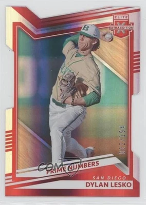 2022 Panini Elite Extra Edition Prime Numbers C Die-Cut /194 Dylan Lesko #15 - Image 1 of 2