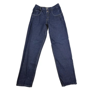 Vtg GUESS Selvedge Jeans Mens 33 Straight Leg Dark Wash Fits 31x34 - Image 1 of 4