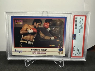 1991 Kayo #82 Roberto Duran No Mas Boxing Card PSA 10 Gem Mint (1) HOF Legend - Image 1 of 2