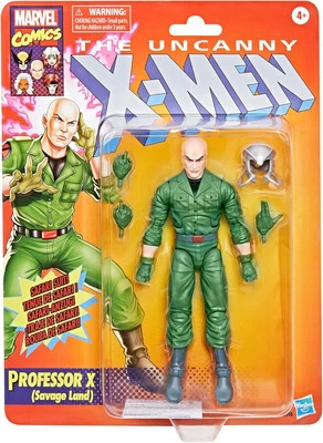 Figura retro de 6 pulgadas de Marvel Legends X-Men - Professor X (Tierra Salvaje) EN STOCK Foto 1 de 2