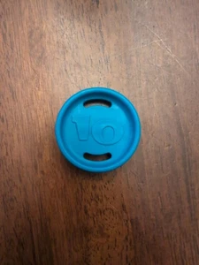 Playskool Spielzeugladen Talk N Scan Registrierkasse Ersatz blau 10 ¢ Münze Geld  - Bild 1 von 4