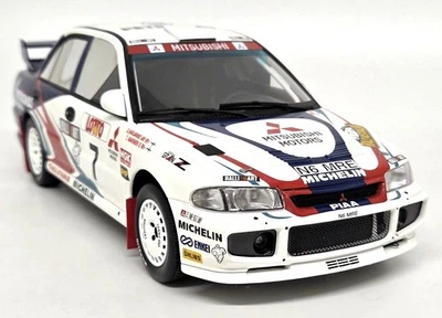 Otto 1/18 Mitsubishi Lancer Evo III Gr.A Rally Australia T. Makinen Model Car - Image 1 of 4