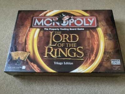 Monopoly The Lord Of The Rings Trilogy Edition Board Game Rare New & Sealed - Image 1 of 2