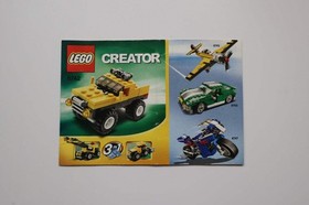 LEGO&reg; 6742 Creator 3 In 1 Mini Off-Roader Instruction Manual Only!