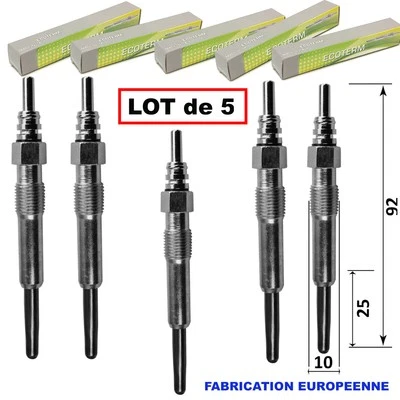 5 Bougie Préchauffage pour LT28 T4 2.5 TDI 5 Cylindres = 0250202022 - Photo 1/4
