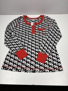 Juego de pijama Vera Bradley para mujer talla pequeña Scotty Dog juego de 2 piezas - Imagen 1 de 5