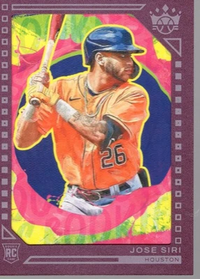 2022 Diamond Kings Plum Frame #144 Jose Siri - BB - Image 1 of 2