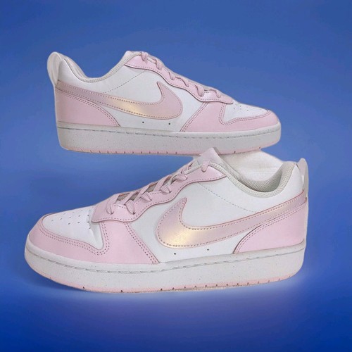 Sneakers Nike Court Borough Low II. Big Kid 7 anni donna 8 5 DQ0492 100 bianco rosa