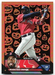 2023 Topps Update #US186 Narciso Crook Jack O'Lantern - Picture 1 of 2
