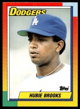 1990 Topps Traded Hubie Brooks Los Angeles Dodgers #14T