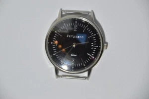 Bergmann Uhr Cor schwarzes Zifferblatt silberne Zeiger ohne Armband - Bild 1 von 5