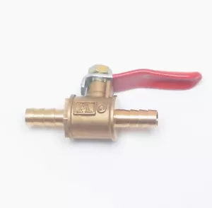 6mm Hose ID barbed Ball Valve inline shut off fuel air water oil - Picture 1 of 6