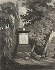 Salomon Gessners Denkmal Bey Zurich Suisse Friedrich Christian Reinermann C 1825