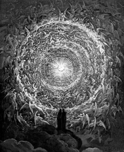 Vision of the Empyrean Gustave Doré 1866 Divine Comedy Illustration Print - Picture 1 of 2