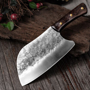 Kitchen Knife Forged Butcher Cleaver Stainless Steel Chef's Meat Chopper knives