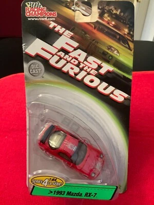 RACING CHAMPIONS - THE FAST AND THE FURIOUS 1993 MAZDA RX-7 SERIES 4 - NOVO - Imagem 1 de 4