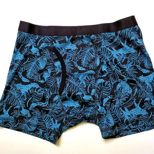 Cat & Jack Jungen Boxershorts Größe L 12-14 Taille-26"-28" blau auf schwarz 1 Paar NEU - Bild 1 von 10