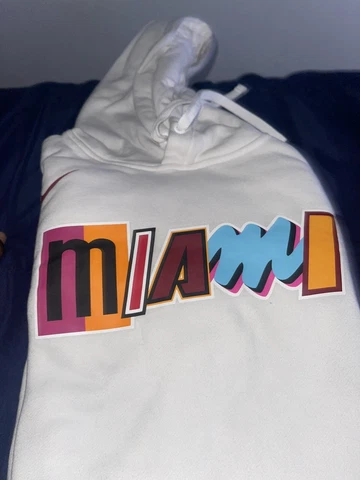 Nike Miami Heat Mash Up Hoodie Size XL Cover