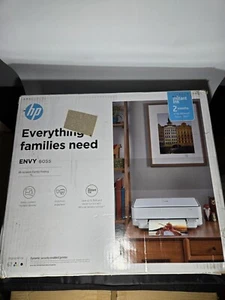 HP ENVY 6055 Thermal Inkjet All-In-One Printer White - Picture 1 of 8