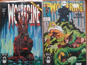 Konvolut 2 Vielfraß Comics Hefte 43 und 46 und eine Wolverine Karte/Lesezeichen NM - Bild 1 von 2