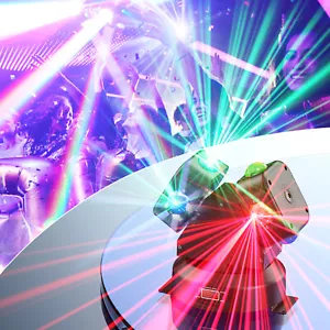 150W LED Moving Head Light Rotating Beam Laser Light RGBW Stage Light DJ BAR KTV - Picture 1 of 11