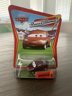 Vehículo Disney Pixar Cars World of Cars Race O Rama Andrea #89 Foto 1 de 2